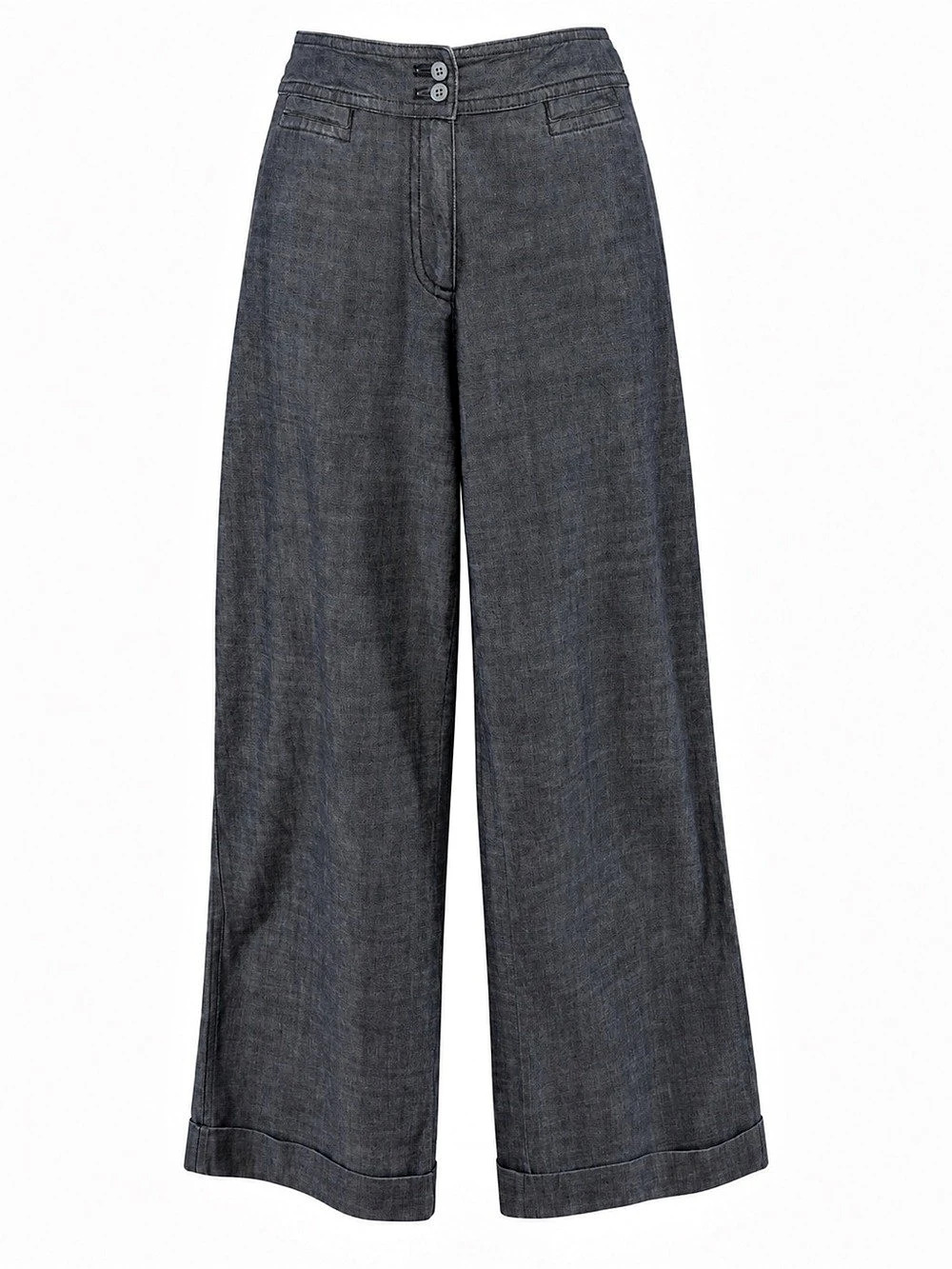 J.Jill Wide Leg Chambray Pants – Size 6